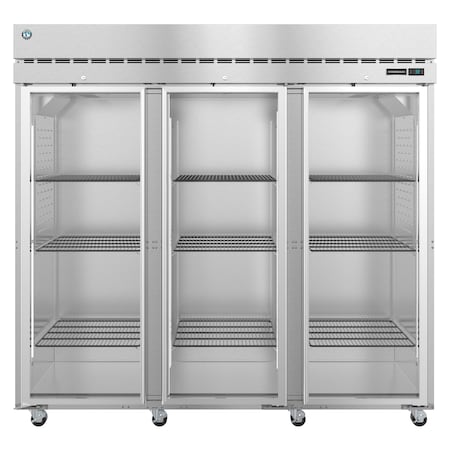 Hoshizaki Refrigerator, Three Section Upright, Full Glass Doors with Lock R3A-FG